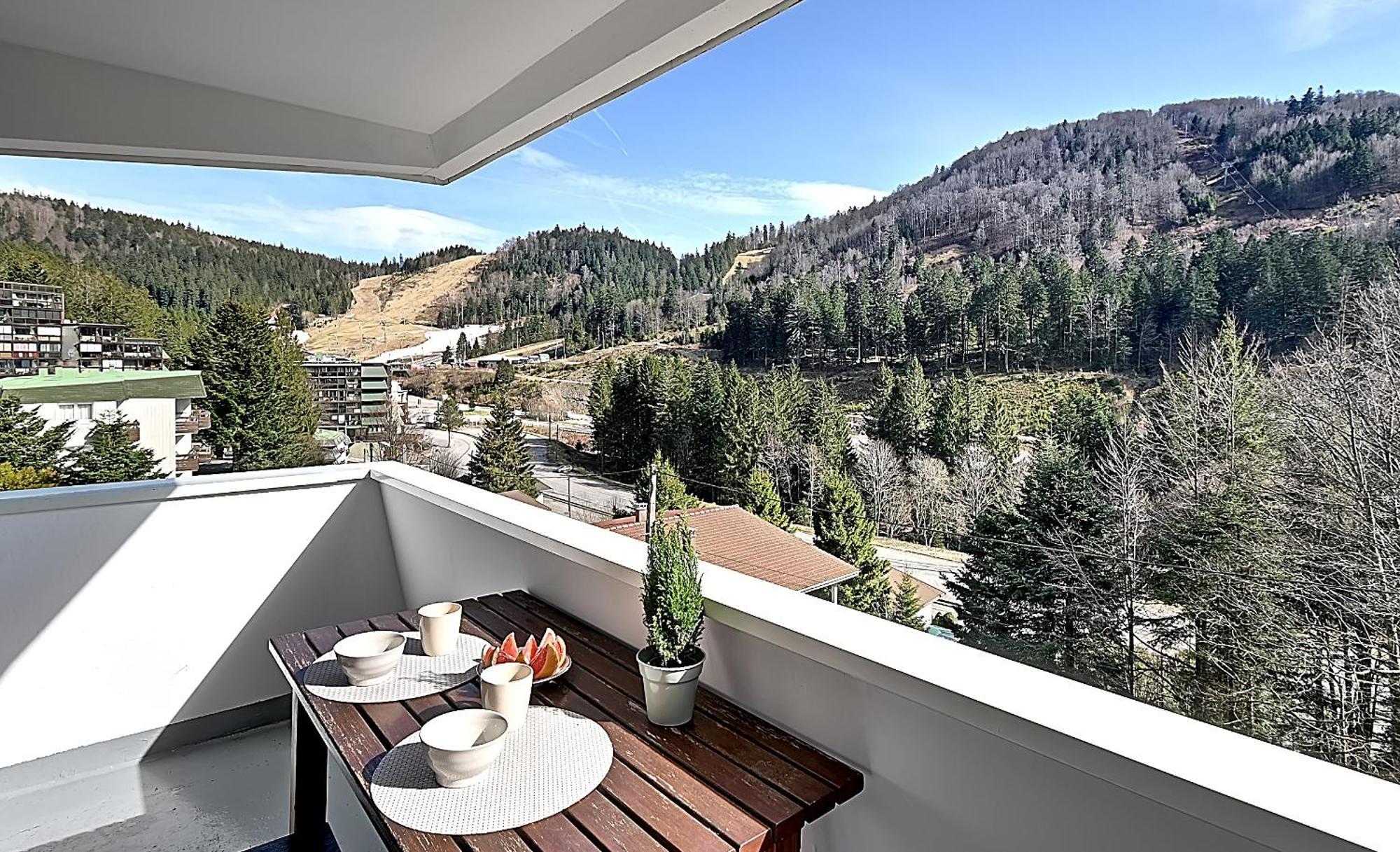 Ferienwohnung Le Cocoon - Appt Vue Montagne La Bresse Exterior foto